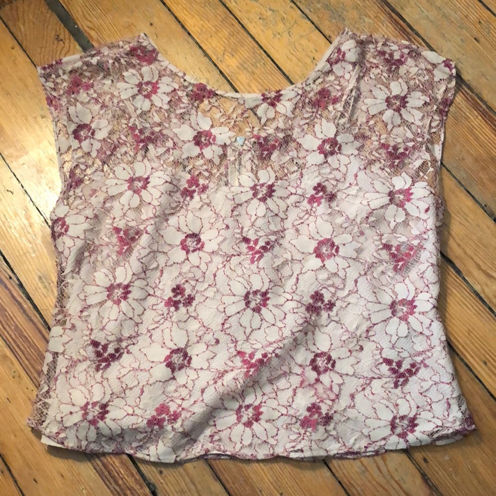 Blush Lace Top